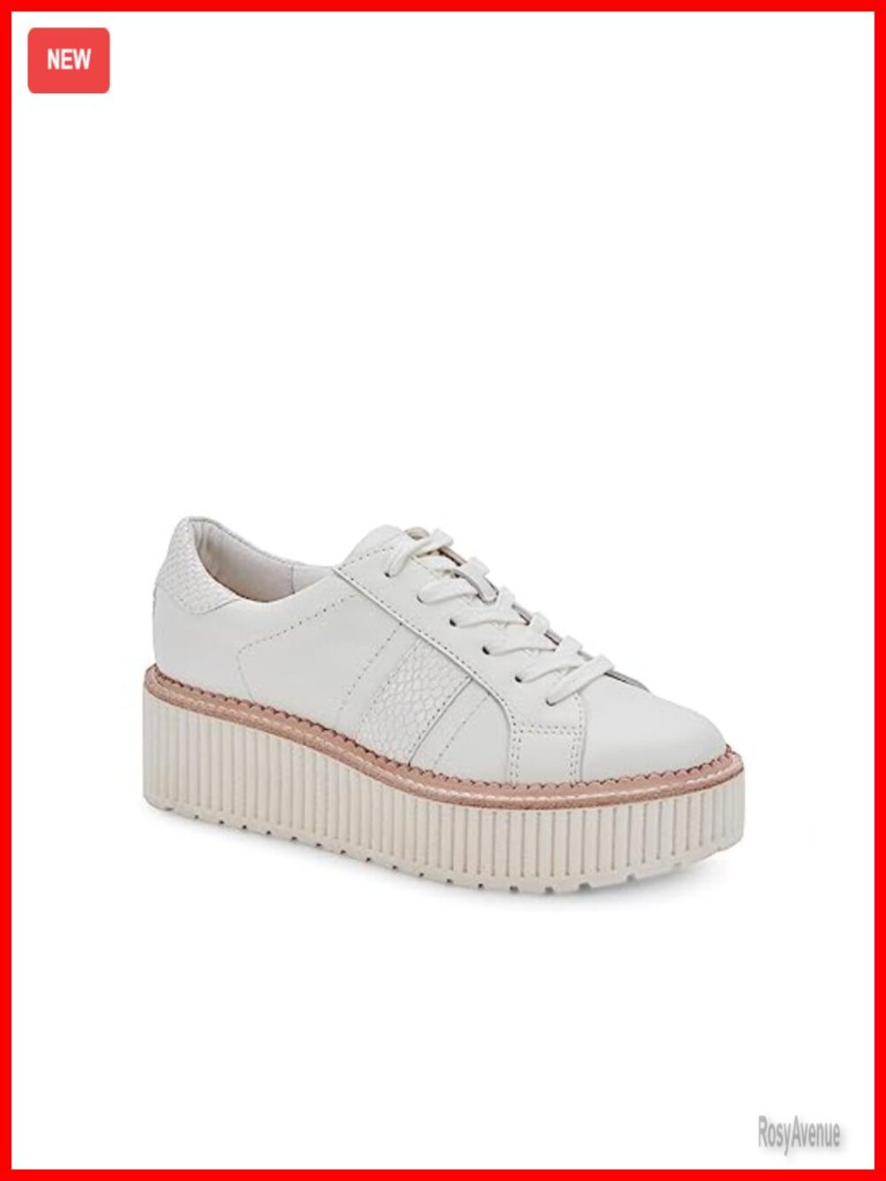 Dolce Vita Women's Tiger Lace Up Leather Fashion Sneakers